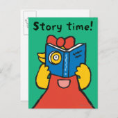 タルーラが顔をおもしろい作る ポストカード (正面/裏面)