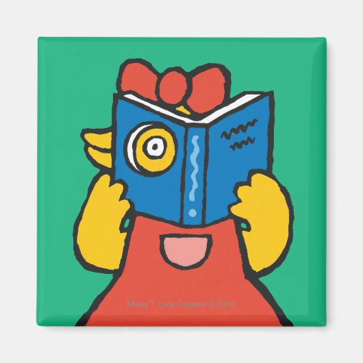 タルーラが顔をおもしろい作る マグネット (正面)