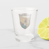 タルーラゴルジ州パークジョージア水彩画 ショットグラス (裏面)