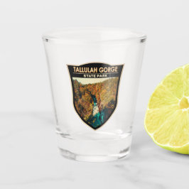 タルーラゴルジ州パークジョージア水彩画 ショットグラス
