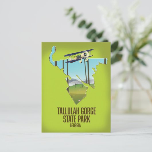 タルーラゴルジ州パークマップ ポストカード (スタンド正面)