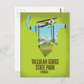 タルーラゴルジ州パークマップ ポストカード (正面/裏面)