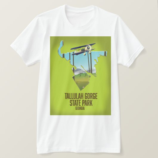タルーラゴルジ州パークマップ Tシャツ (デザイン正面)