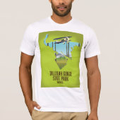 タルーラゴルジ州パークマップ Tシャツ (正面)