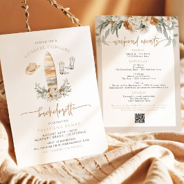 タルーラボ自然ーホコースト女性のカーボーイバチェロレッテ 招待状