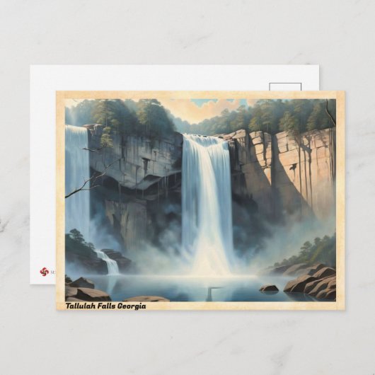 タルーラ秋ジョージアヴィンテージトラベル ポストカード (正面/裏面)