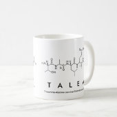 タレアペプチド名mug コーヒーマグカップ (正面右)