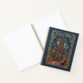 タレスアンドトームズ刺繍の魔法の図書館ジャーナル ノートブック (内部)