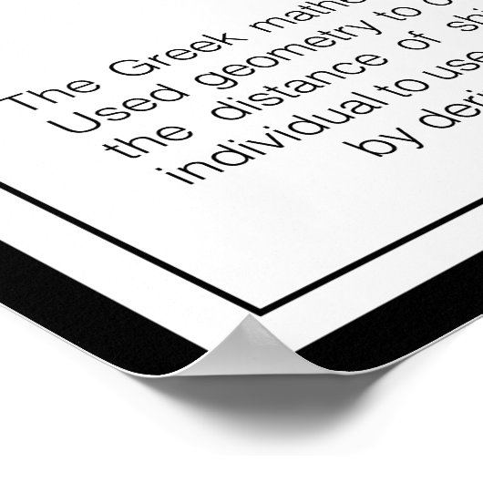 タレス・ポスター ポスター (角)