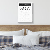 タレントウォールアートを必要としない10の事柄 キャンバスプリント (インサイチュ (寝室))