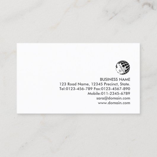 タレントエージェント名刺 名刺 (裏面)