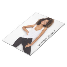 タレントオートグラフメモ帳8.5x11アクターのヘッドショット ノートパッド