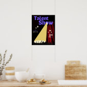 タレントショーFLyer、Show Flyer、タレントコンテスト ポスター (キッチン)