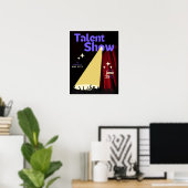タレントショーFLyer、Show Flyer、タレントコンテスト ポスター (ホームオフィス)