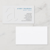 タレントスカウトエンターテイメントエレガントシャドウモノグラム 名刺 (正面/裏面)