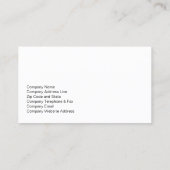 タレントマネジャーエレガントレッドダマスクモノグラム 名刺 (裏面)