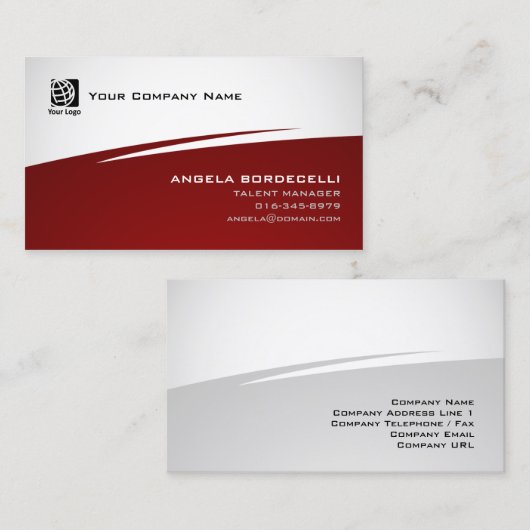 タレントマネージャーエンターテイメント 名刺 (正面/裏面)