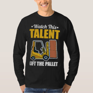 タレント リフト パレット フォークリフト 運転手 Tシャツ