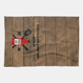 タレ素晴らしスパーソナライズされたキッチンタオル キッチンタオル (横)