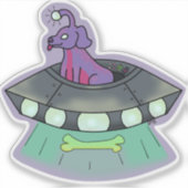 タロウ宇宙犬 シール (正面)