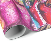 タロス及び〔占星術の〕十二宮図誕生日シンボルや象徴タロット占星術 ラッピングペーパー (ロールコーナー)