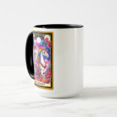 タロットおもしろいカード/大胆さ マグカップ (正面左)