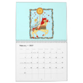 タロットおよび他のImaginings カレンダー (2月 2027)