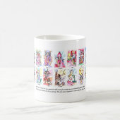 タロットのステンドグラス11x2 コーヒーマグカップ (中央)