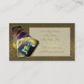 タロットのビジネスまたはプロフィールカード 名刺 (裏面)