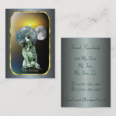 タロットのプロフィールカード-世界 名刺 (正面/裏面)