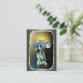 タロットのプロフィールカード-世界 名刺 (スタンド正面)