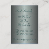 タロットのプロフィールカード-世界 名刺 (裏面)