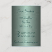 タロットのプロフィールカード-強さ 名刺 (裏面)