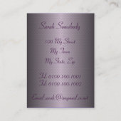 タロットのプロフィールカード-日曜日 名刺 (裏面)