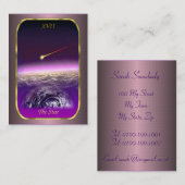 タロットのプロフィールカード-星カード 名刺 (正面/裏面)
