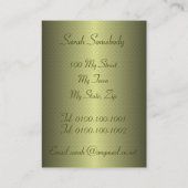 タロットのプロフィールカード-月 名刺 (裏面)