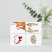 タロットの強化と明確化のためのシンボルカード ポストカード (スタンド正面)