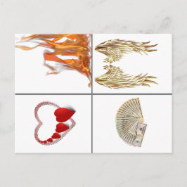 タロットの強化と明確化のためのシンボルカード ポストカード