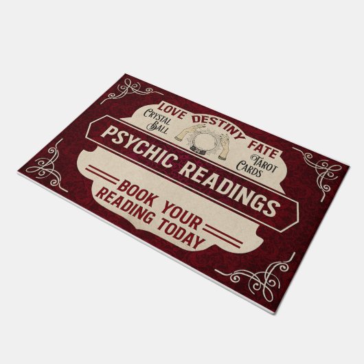 タロットの読今日の敷物 ドアマット (アングル)