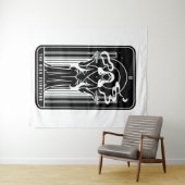 タロットの高い女性雑草喫煙オカルト タペストリー (インサイチュ(横))