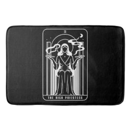 タロットの高い女性雑草喫煙オカルト バスマット