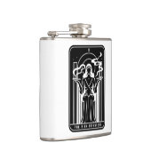 タロットの高い女性雑草喫煙オカルト フラスク (右)