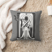 タロットの高い巫女雑草喫煙オカルト クッション (ブランケット)