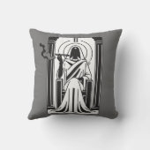 タロットの高い巫女雑草喫煙オカルト クッション (裏面)