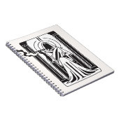 タロットの高い巫女雑草喫煙オカルト ノートブック (右側)