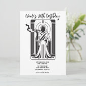 タロットの高い巫女雑草喫煙オカルト 招待状 (スタンド正面)