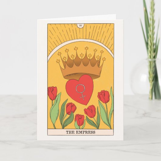 タロットア専攻のルカナメスカードフェミニンエネルギー シーズンカード (正面)