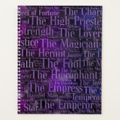 タロットア専攻のルカナワードアート プランナー手帳 (正面)