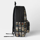 タロットア専攻のルカ プリントバックパック (左)