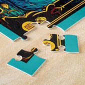 タロットイラストレーション、高い女司祭 ジグソーパズル (側面)